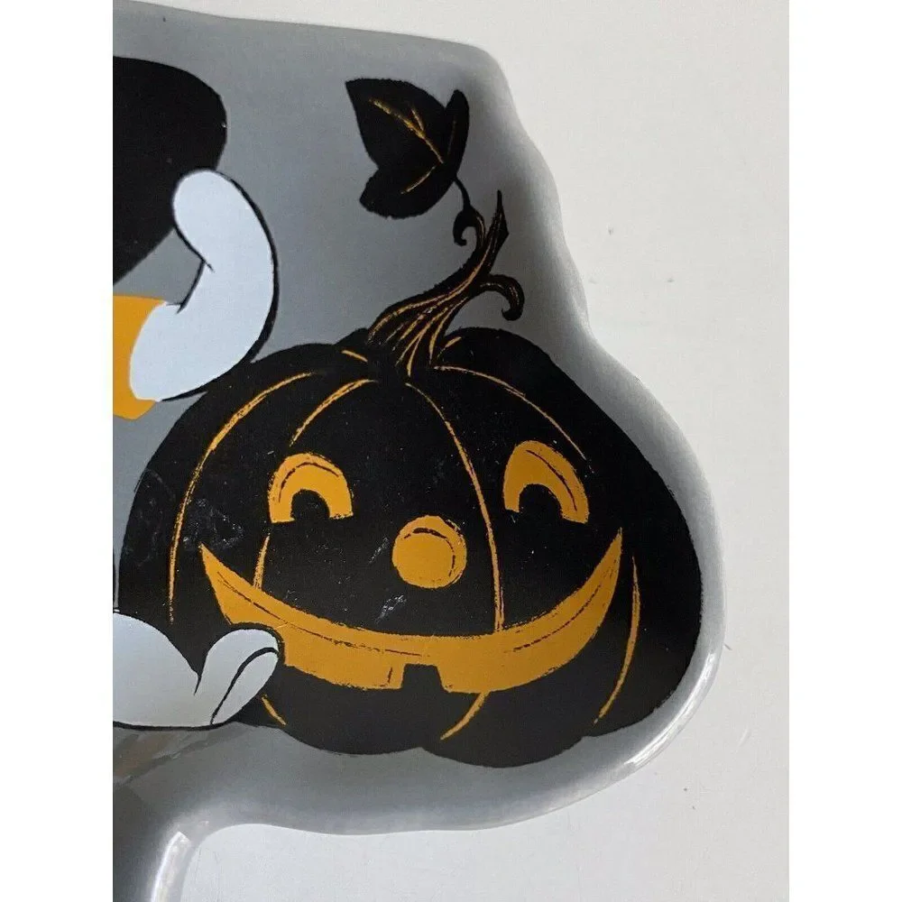 Disney‎ Winnie the Pooh Halloween Witches Hat Pumpkin Jack O Lantern Spoon Rest